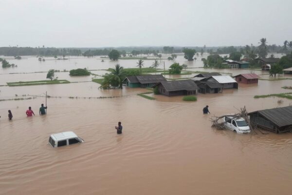 Banjir Melanda Beberapa Wilayah di Jawa Barat: Warga Dievakuasi